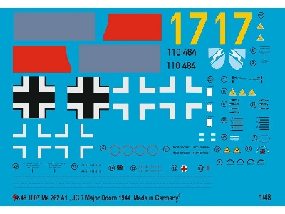 Me 262 A1 Jg 7 Major Dorn - zdjęcie 1