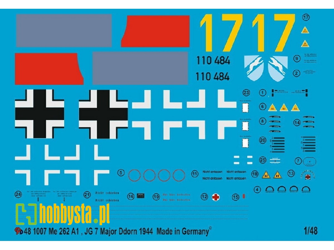 Me 262 A1 Jg 7 Major Dorn - zdjęcie 1