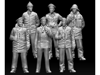 Crew Members Wwii German U-boot (6 Figures) - zdjęcie 1