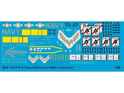 F14 A Tomcat Black Aces Markings - zdjęcie 1