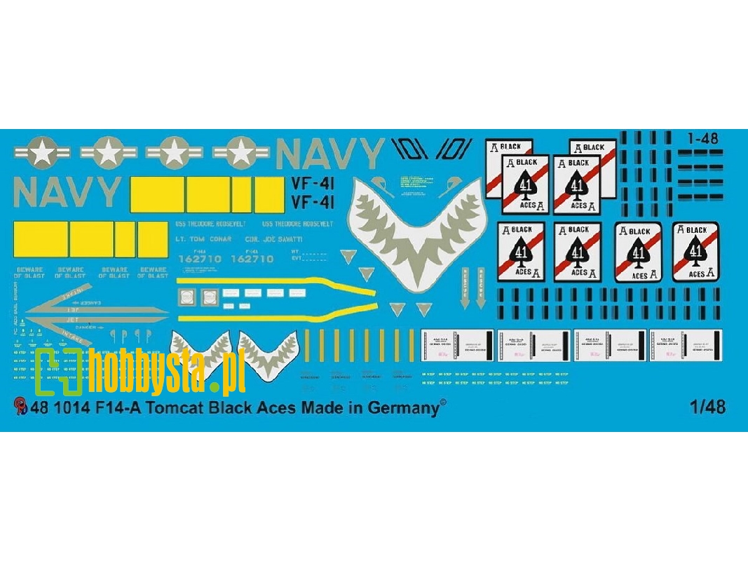 F14 A Tomcat Black Aces Markings - zdjęcie 1