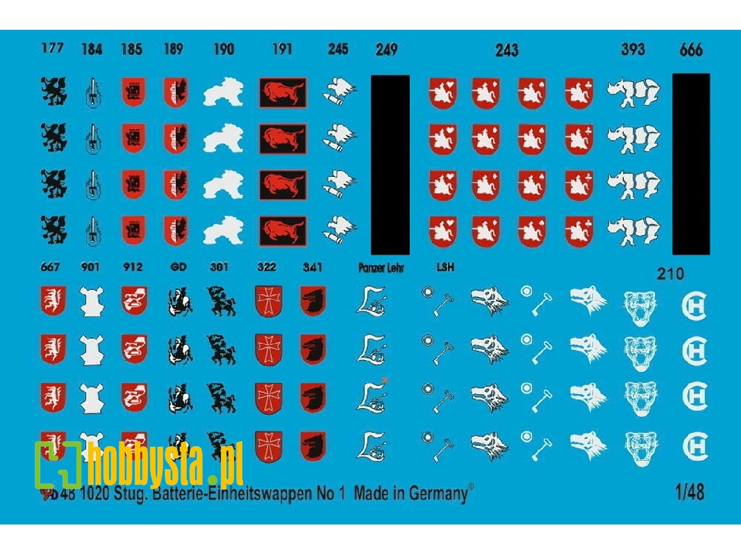 Stug Battery Unit Markings No. 1 - zdjęcie 1