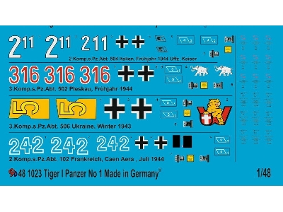 Tiger Tank Markings No. 1 - zdjęcie 1