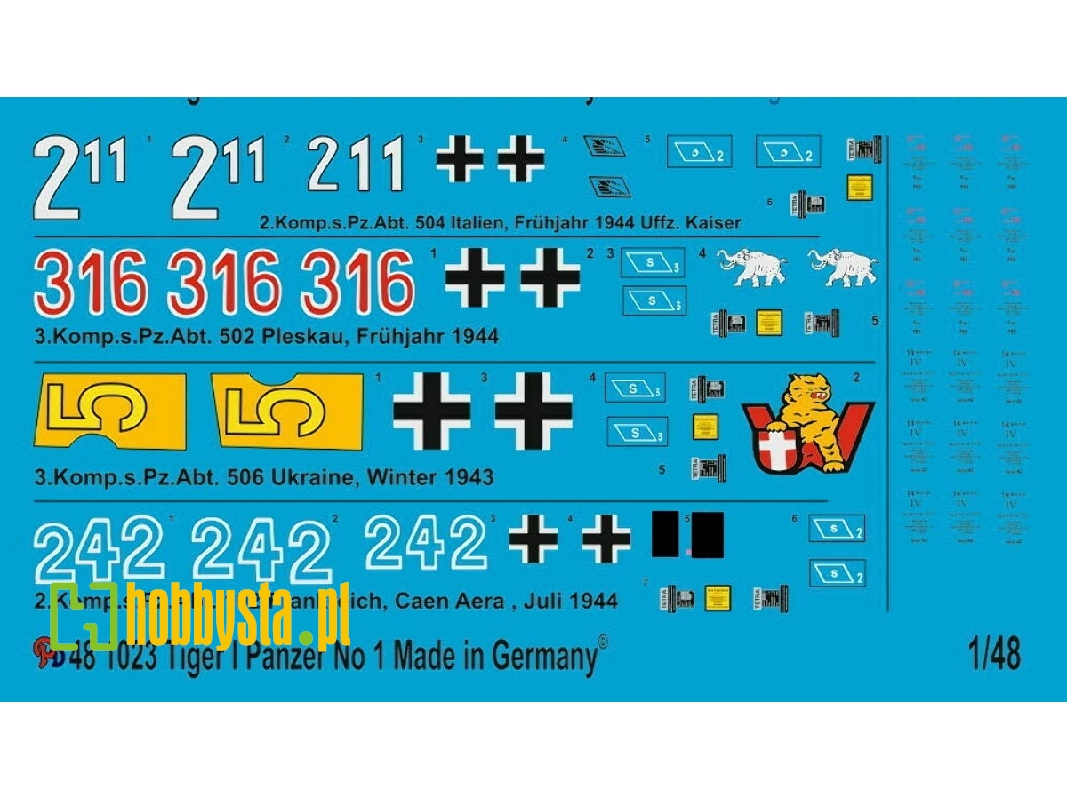 Tiger Tank Markings No. 1 - zdjęcie 1