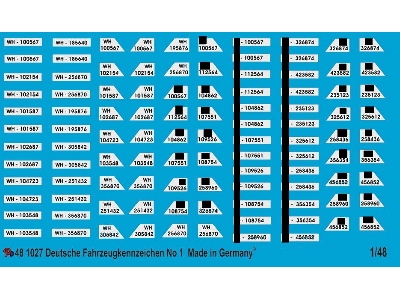 German Number Plates - zdjęcie 1