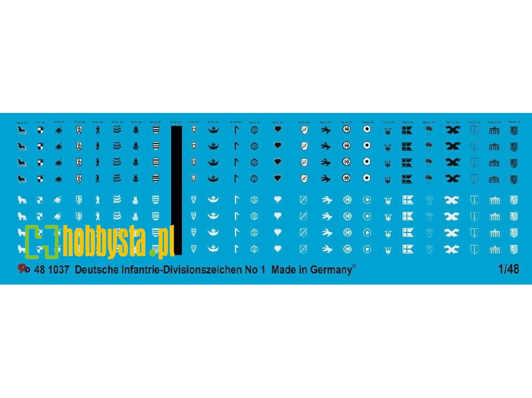German Infantry Division Markings No. 1 - zdjęcie 1