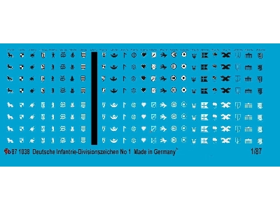 German Infantry Division Markings No. 1 - zdjęcie 1