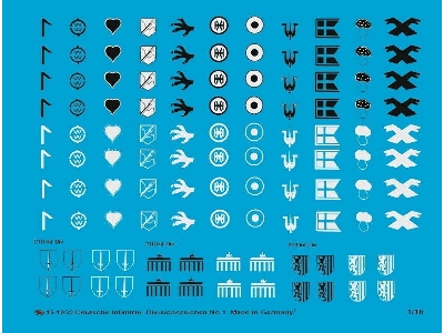 German Infantry Division Markings No. 1 - zdjęcie 1