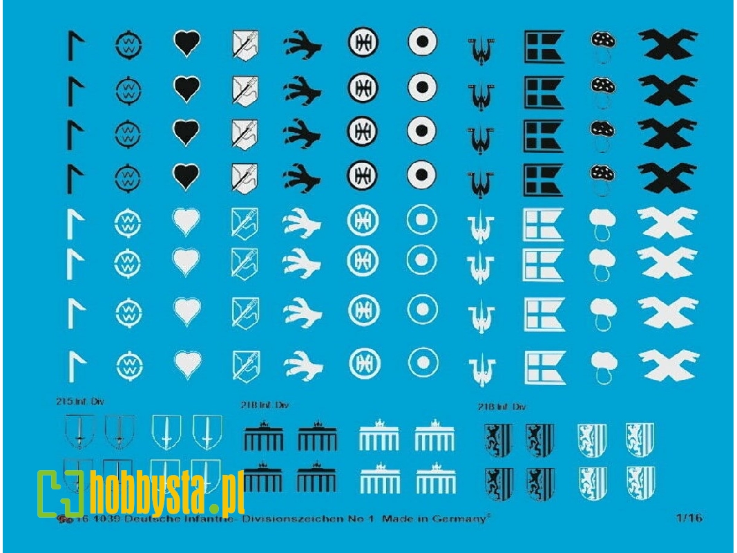 German Infantry Division Markings No. 1 - zdjęcie 1
