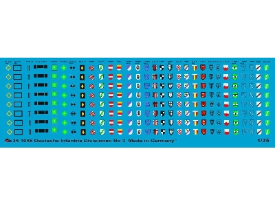 German Infantry Division Markings No. 3 - zdjęcie 1