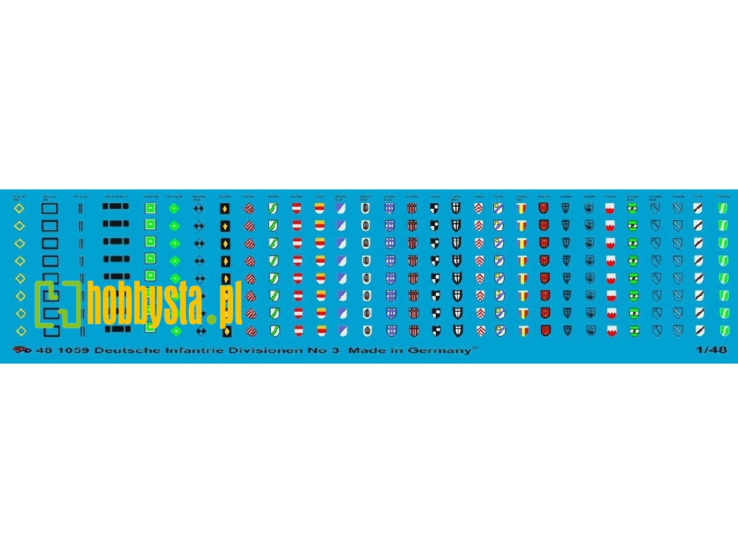 German Infantry Division Markings No. 3 - zdjęcie 1