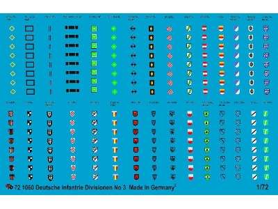 German Infantry Division Markings No. 3 - zdjęcie 1