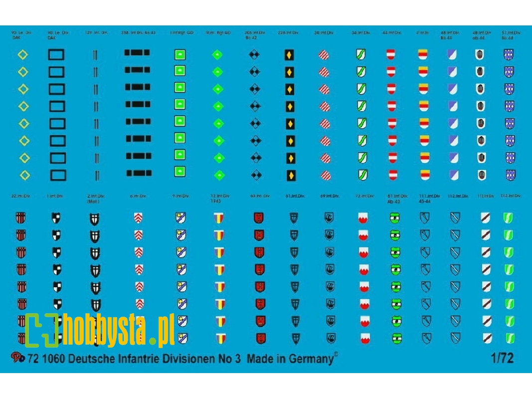 German Infantry Division Markings No. 3 - zdjęcie 1