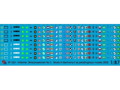 German Infantry Division Markings No. 3 - zdjęcie 1