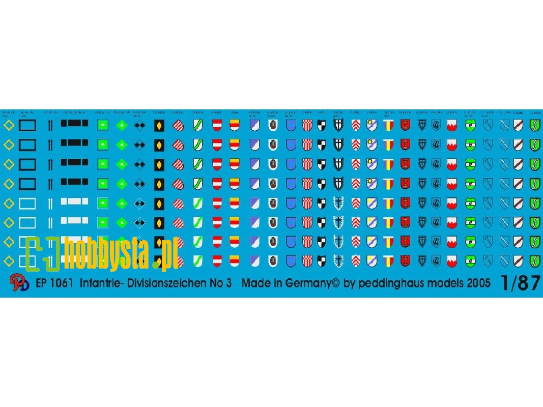 German Infantry Division Markings No. 3 - zdjęcie 1