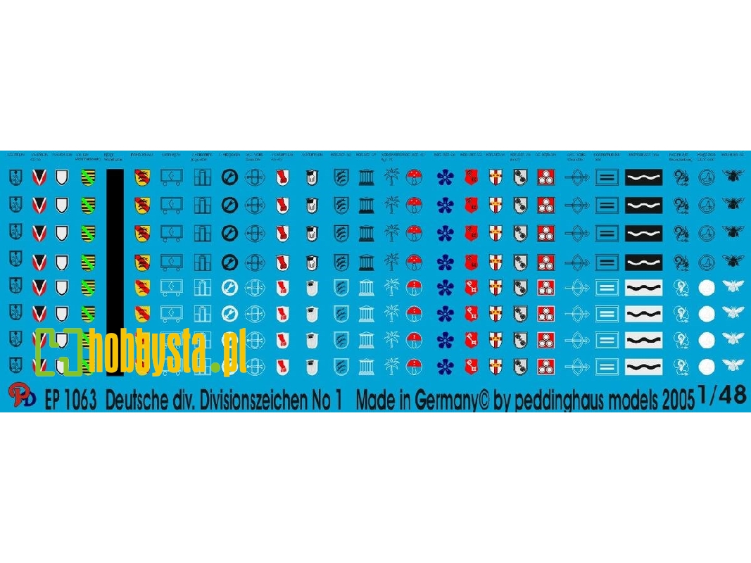 German Division Markings Misc. Units No. 1 - zdjęcie 1
