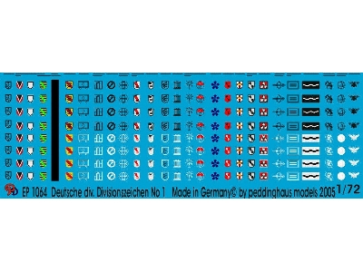 German Division Markings Misc. Units No. 1 - zdjęcie 1