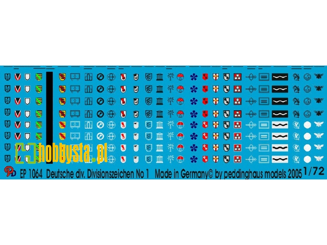 German Division Markings Misc. Units No. 1 - zdjęcie 1