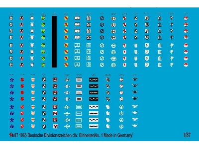 German Division Markings Misc. Units No. 1 - zdjęcie 1
