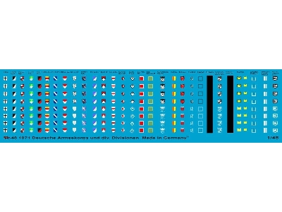 German Army Corps And Div. Divisions Markings - zdjęcie 1