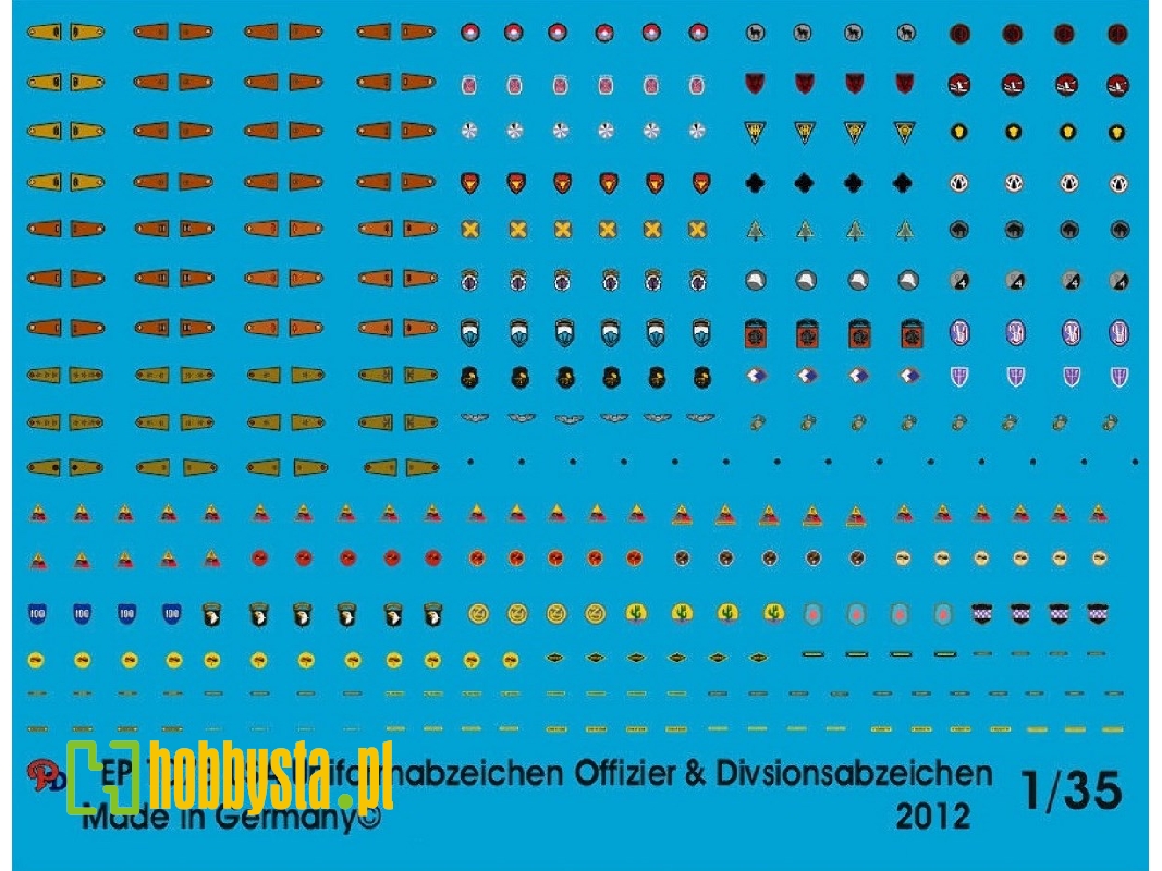 Usa Insignia Officers - Divisional Markings And Tank Corps - zdjęcie 1
