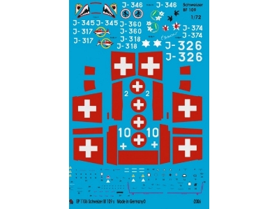 Markings For Swiss Bf 109 S - zdjęcie 1
