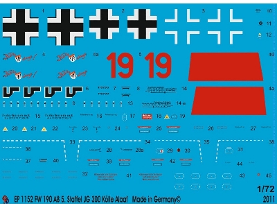 Fw 190 A8 5. Staffel Jg 300 "kölle Alaaf" - zdjęcie 1