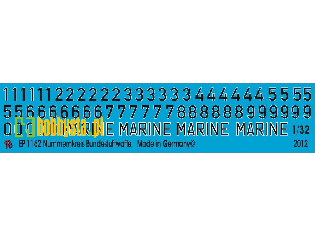 Numbers German Bundesluftwaffe - zdjęcie 1