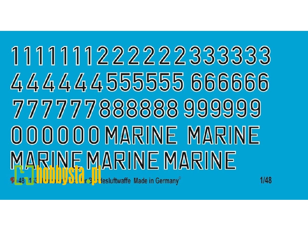 Numbers German Bundesluftwaffe - zdjęcie 1