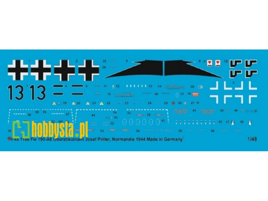Fw 190 A8 Oberstleutnant Josef Priller Jg 26 - zdjęcie 1