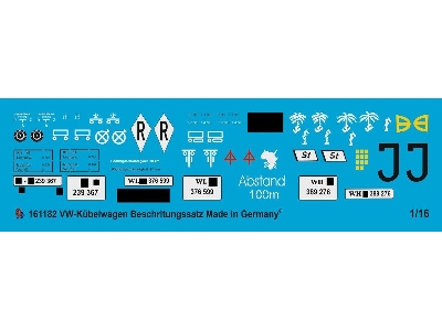 Markings For The Vw Kübelwagen - zdjęcie 1