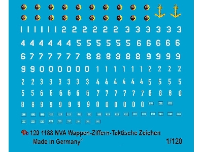 Nva Insignia Numbers And Tactical Markings - zdjęcie 1
