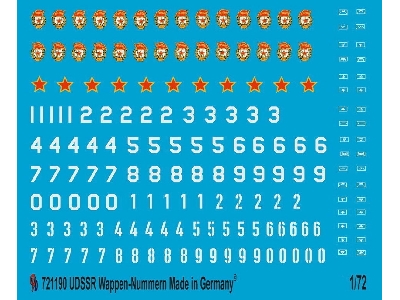 Udssr Insignia Numbers And Tactical Markings - zdjęcie 1