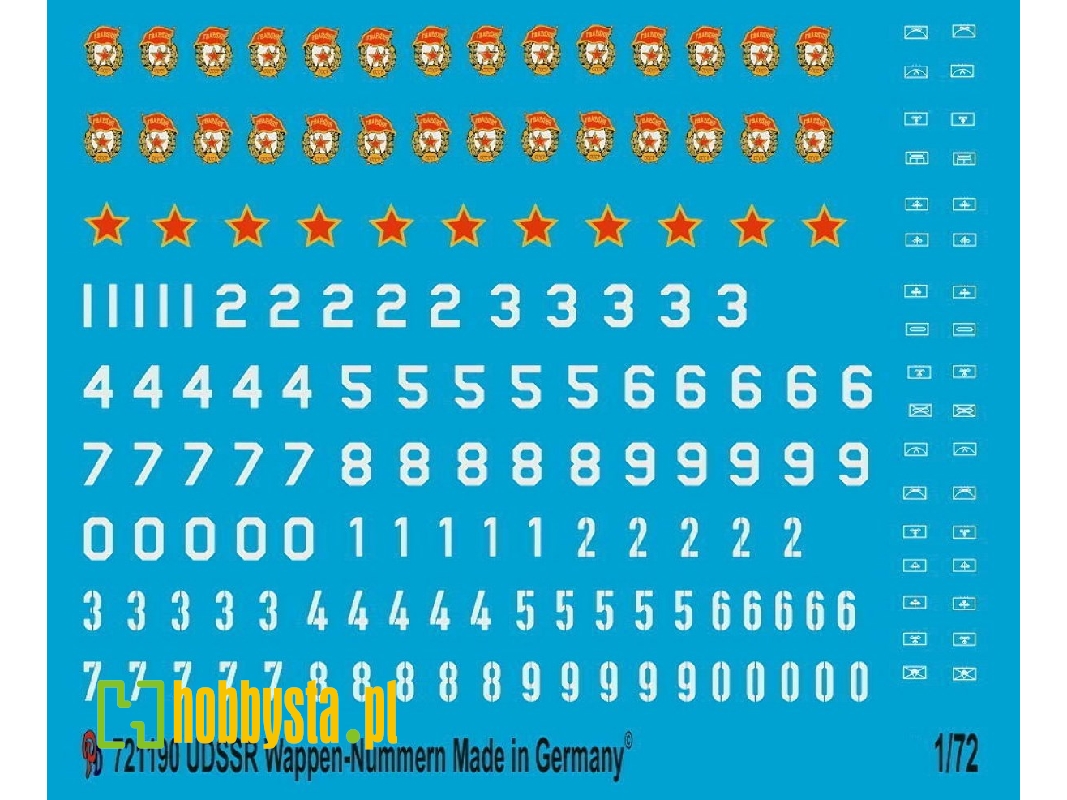 Udssr Insignia Numbers And Tactical Markings - zdjęcie 1