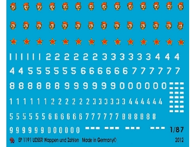 Udssr Insignia Numbers And Tactical Markings - zdjęcie 1