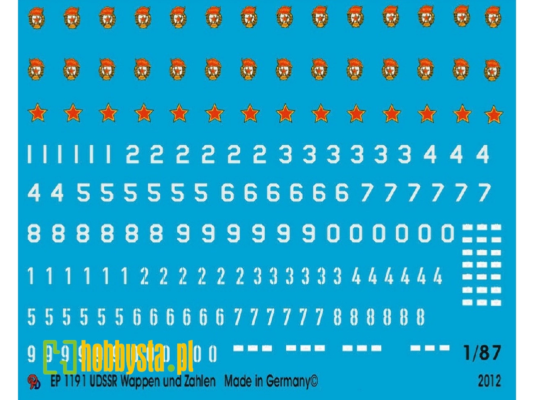 Udssr Insignia Numbers And Tactical Markings - zdjęcie 1