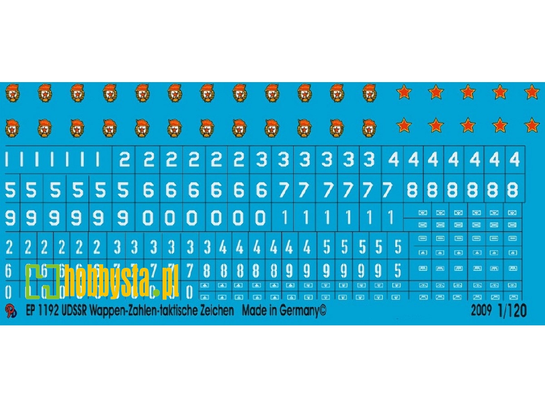 Udssr Insignia Numbers And Tactical Markings - zdjęcie 1