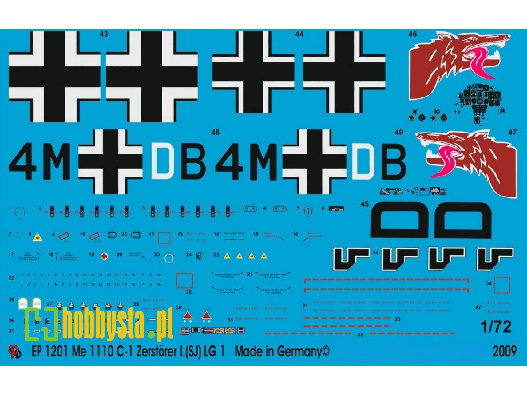 Me 110 C-1 I. (Sj) Lg 1 Destroyer - zdjęcie 1