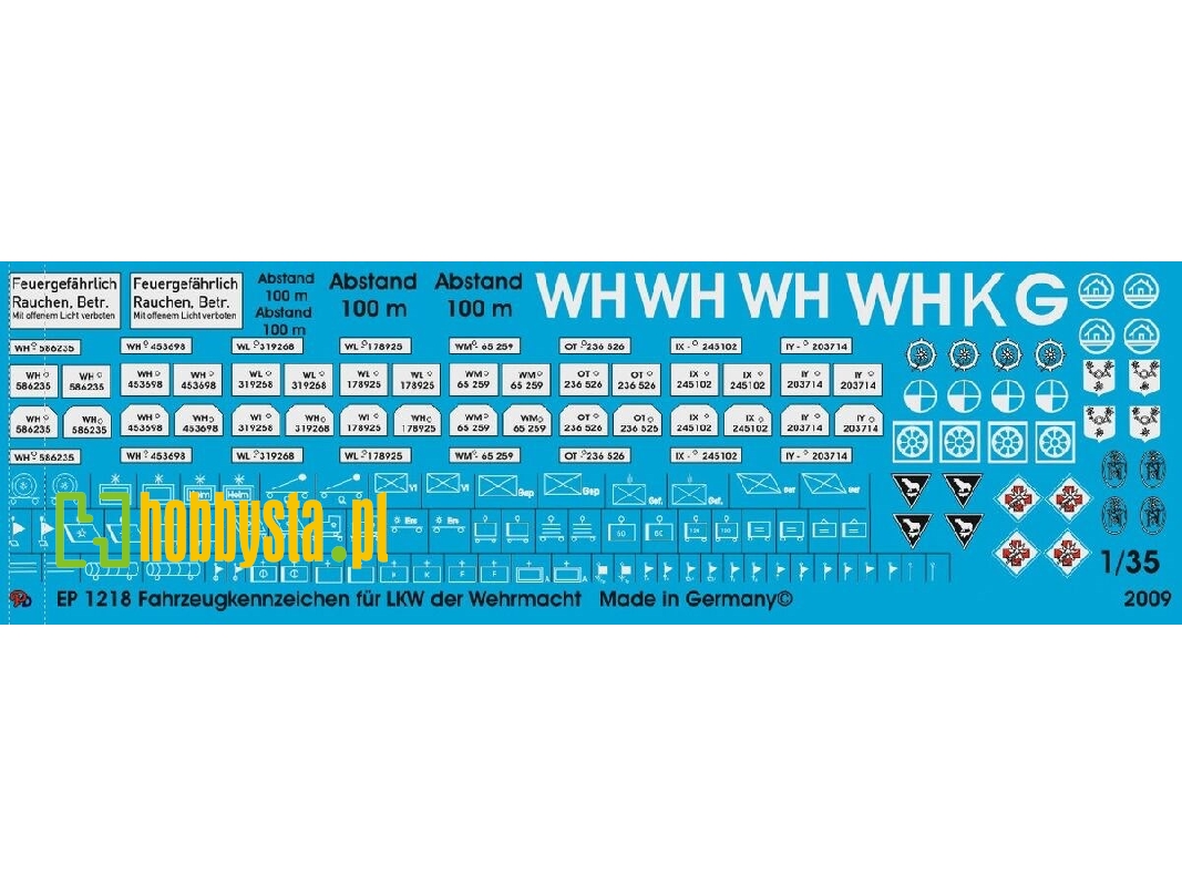 Number Plates For Transport Trucks And Tactical Markings - zdjęcie 1
