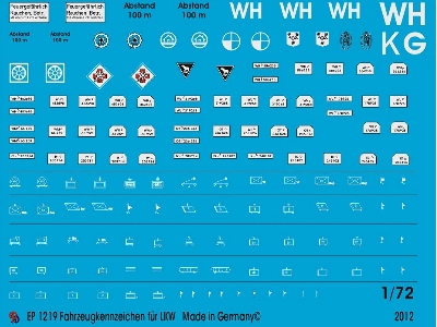 Number Plates For Transport Trucks And Tactical Markings - zdjęcie 1