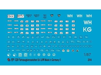 Number Plates For Transport Trucks And Tactical Markings - zdjęcie 1