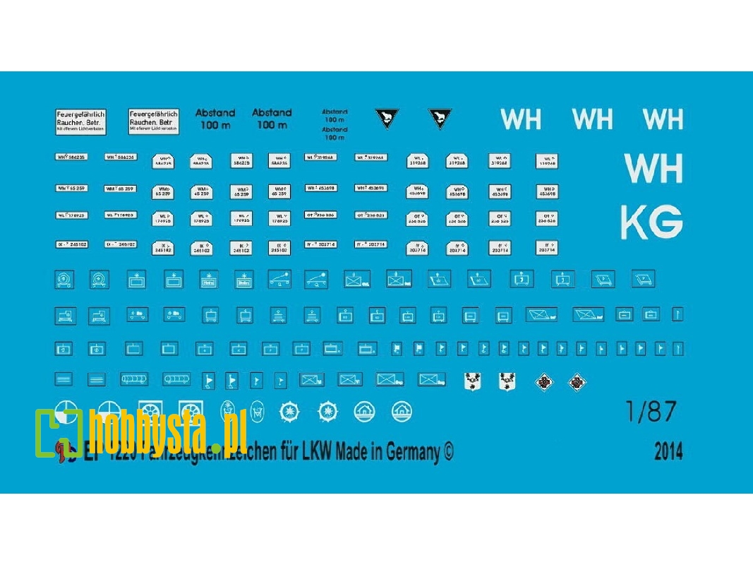 Number Plates For Transport Trucks And Tactical Markings - zdjęcie 1