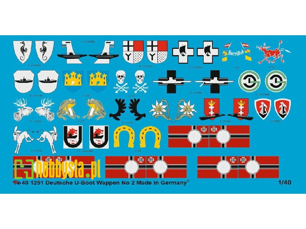 German U-boot Turret Markings No. 2 - zdjęcie 1