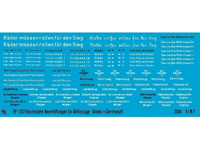 Markings For German Military Trains - zdjęcie 1