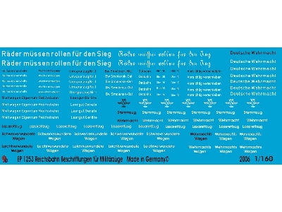 Markings For German Military Trains - zdjęcie 1