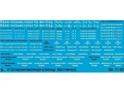 Markings For German Military Trains - zdjęcie 1