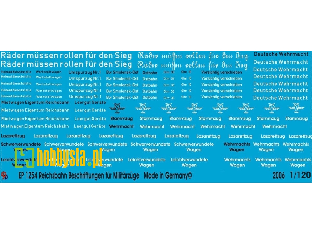 Markings For German Military Trains - zdjęcie 1