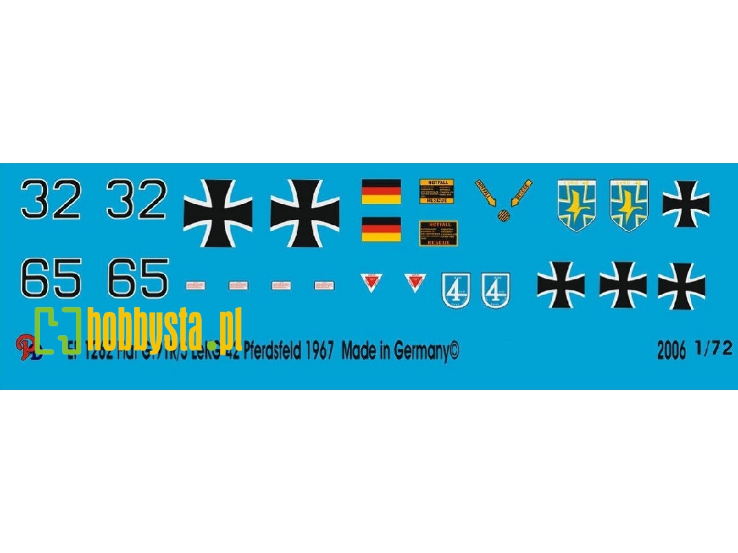 Fiat G.91 R/3 Le Kg 42 Pferdsfeld 1967 - zdjęcie 1