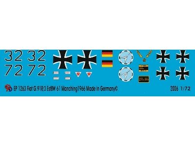 Fiat G.91 R/3 Estbw 61 Manching 1966 - zdjęcie 1