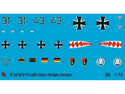 Fiat G.91 Lekgt 41 Husum 1966 - zdjęcie 1